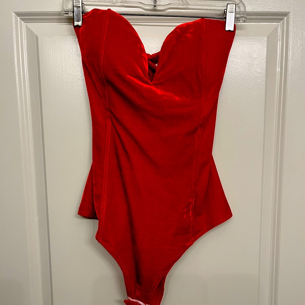 Red Velvet Bodysuit